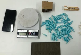 PM apreende arma e drogas durante abordagens no interior de Alagoas