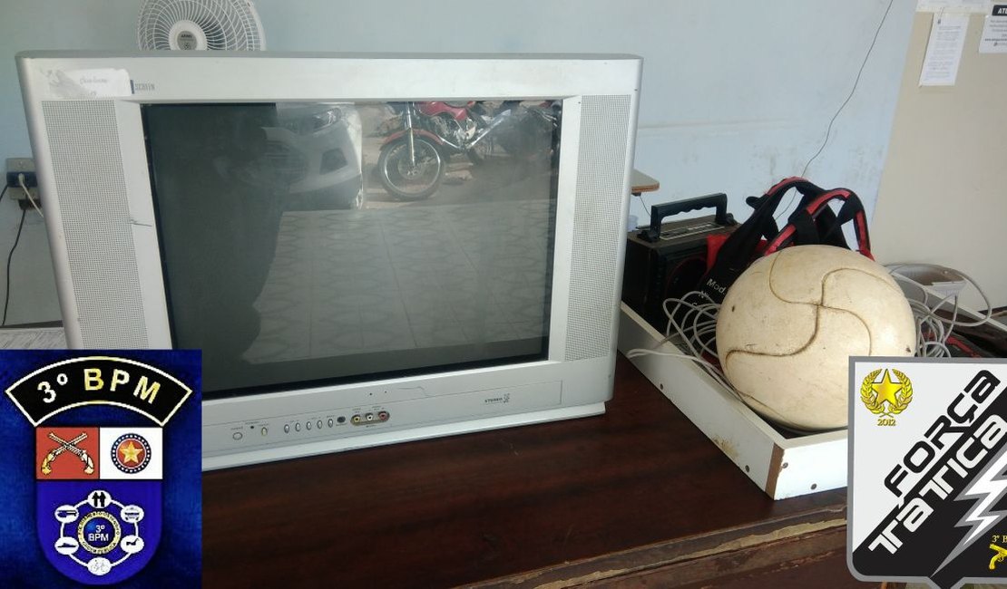 Suspeitos de furto são detidos em Arapiraca; material foi apreendido