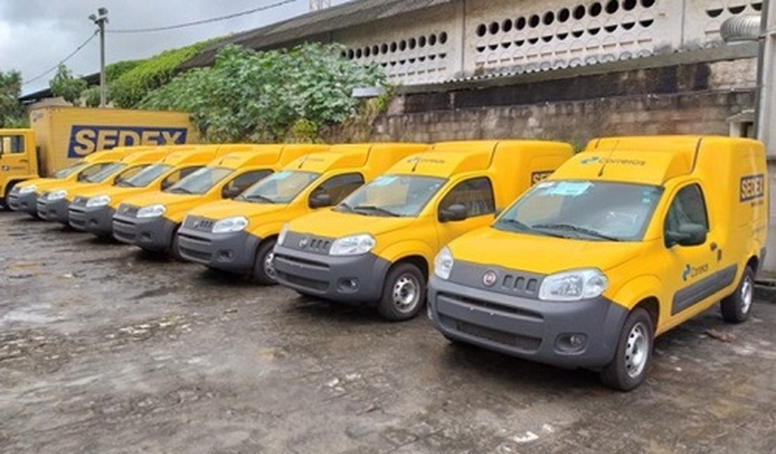 Correios recebe novos veículos para renovação de frota em Alagoas