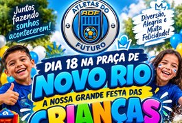 Atletas do Futuro prepara festa para as crianças e promove torneio interno no Agreste