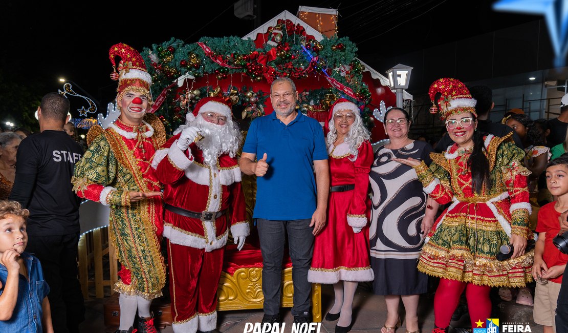 Prefeito Dário promove momento natalino especial para população de Feira Grande