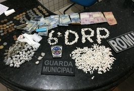 Dupla é presa com mais de 500 pedras de crack em São Miguel dos Campos