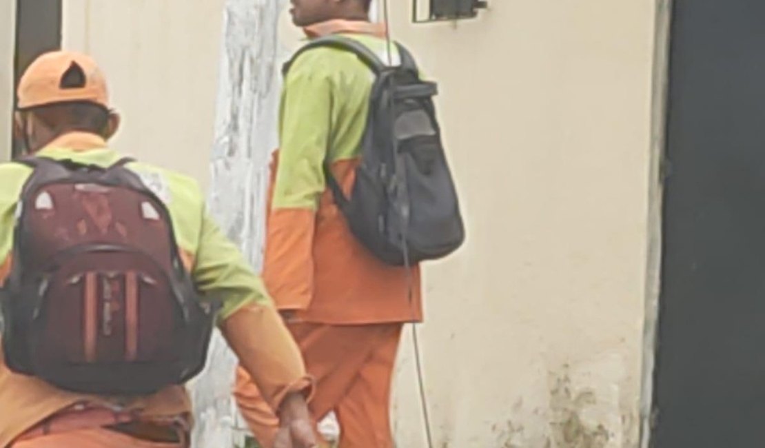 Golpe: Falsos garis estão ﻿pedindo dinheiro à população de Maceió