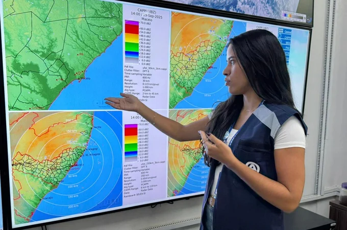Boletim da Semarh aponta variação de nebulosidade e chance de chuvas rápidas no estado