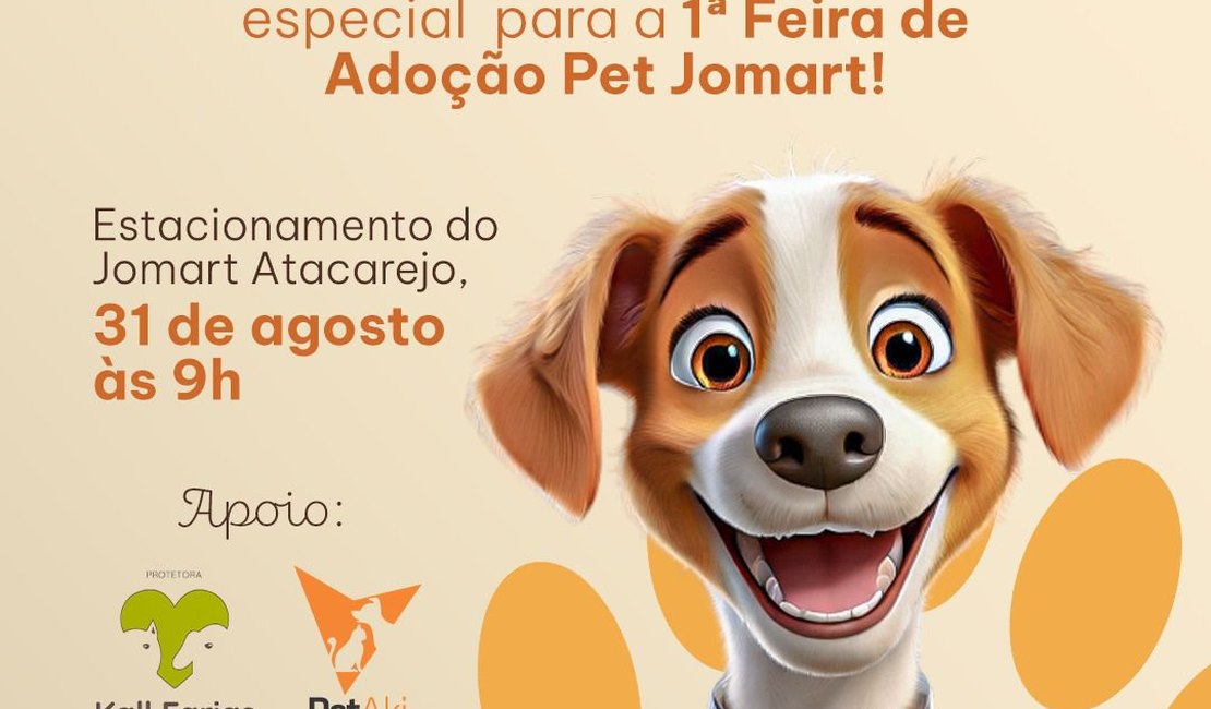 Feira de adoção no Jomart promete transformar a vida de cães em Arapiraca