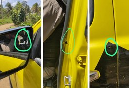 Criminosos atiram contra viatura da Força Tarefa da PM em São Miguel dos Milagres