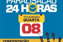 Policiais civis de Alagoas realizarão paralisação de 24h contra a PEC 287 nesta quarta