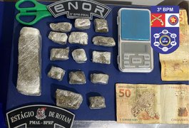 Após denúncia, PM apreende maconha escondida em residência no bairro Primavera