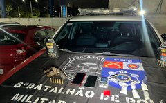 Força Tática do 8º BPM prende suspeito com drogas e revólver na Chã do Pilar.
