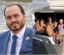 Carlos Bolsonaro alfineta Bruna Marquezine por reunião em iate: ‘Genocídio?’