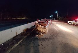 Grave colisão envolvendo quatro veículos deixa um morto na AL 220, em Campo Alegre