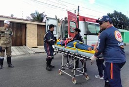 Motociclista fica ferida após colidir com carro no bairro Eldorado, em Arapiraca