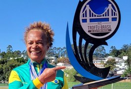 Arapiraquense Carminha conquista seis medalhas de ouro no Troféu Brasil de Atletismo Master