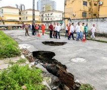 Bairros afetados pela Braskem possuem crateras maiores que campo de futebol