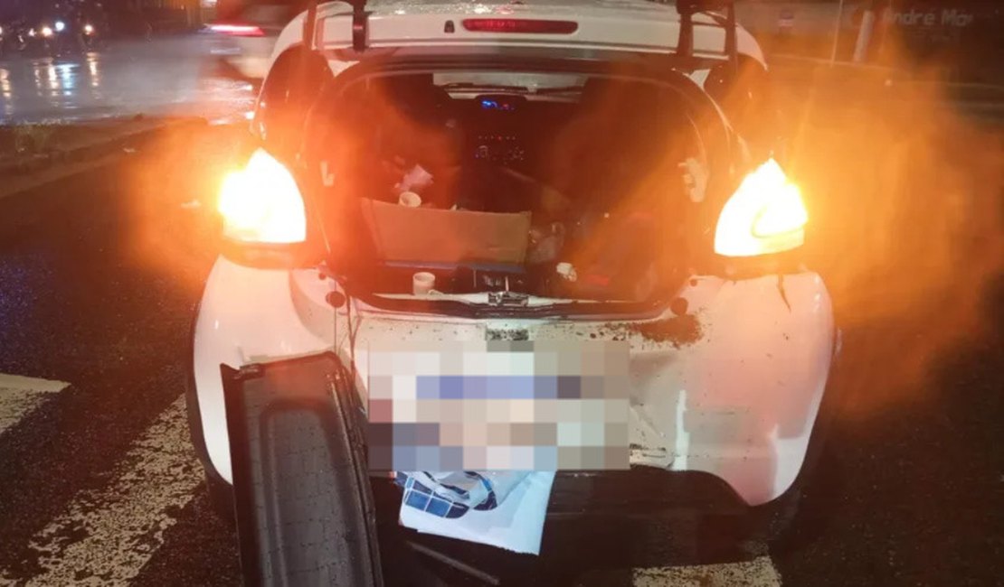 Motorista que estava dirigindo embriagado é preso em flagrante após batida em Arapiraca