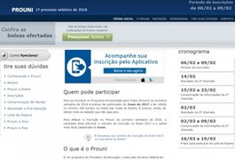 Prouni abre consulta para vagas de bolsas de estudo parciais e integrais