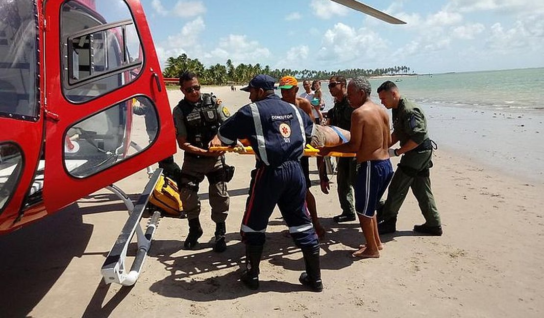 Homem sofre mal súbito e se afoga na praia de Paripueira