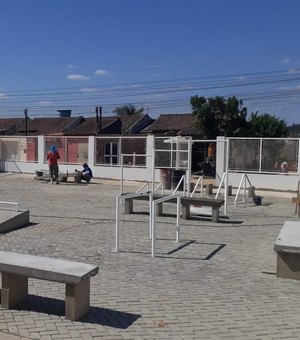 Construção da Academia de Saúde do bairro Bonsucesso está sendo finalizada