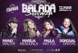 Balada Sertaneja em Arapiraca é atração para este domingo (12)