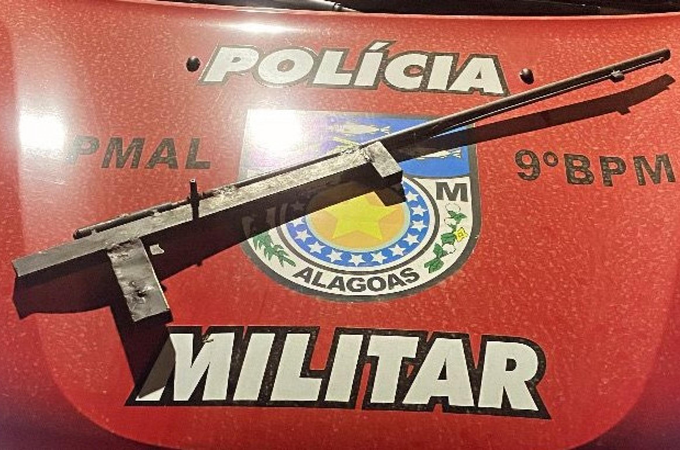 PM combate crimes de posse irregular de arma de fogo e violência doméstica, em Alagoas