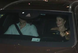 Ao lado de novo amor, Grazi Massafera vai a festa de Luciano Huck e Angélica