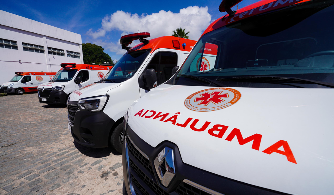 Samu Alagoas recebe 20 novas ambulâncias nesta terça-feira