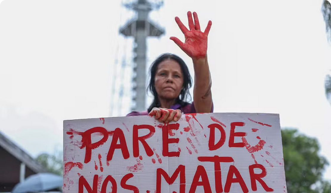 Manifestantes vão às ruas contra o feminicídio em diversas cidades do país