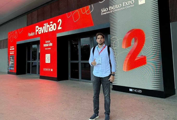 Max Ferreira representa Limoeiro de Anadia no maior evento de construção civil do país