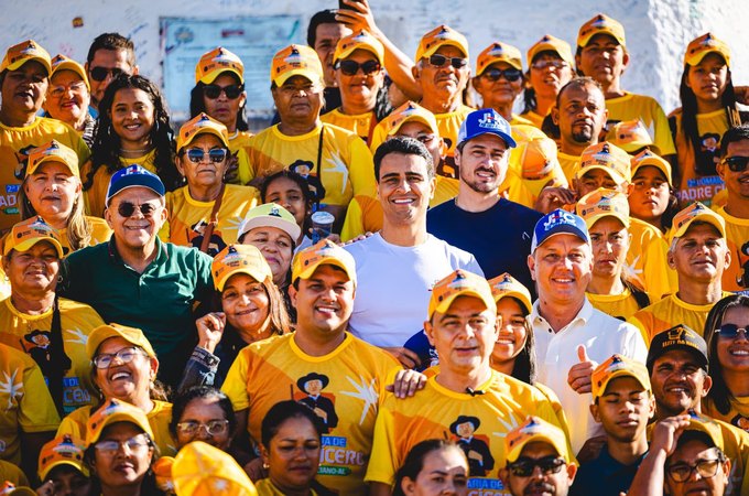 Prefeito de Coité do Nóia, Bueno Higino, acompanha JHC e Gilvan Barros em romaria ao Juazeiro