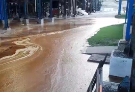 VÍDEO: Tanque com melaço de cana rompe na Usina Caeté, em São Miguel dos Campos