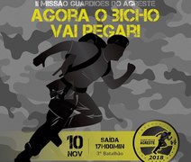 Com inscrições abertas, '2ª Missão Guardiões do Agreste' ocorre dia 10 em Arapiraca