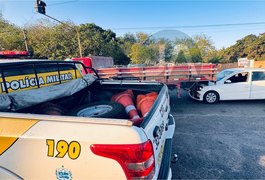 VÍDEO. Dois acidentes são registrados na AL-220 e deixam trânsito lento em Arapiraca