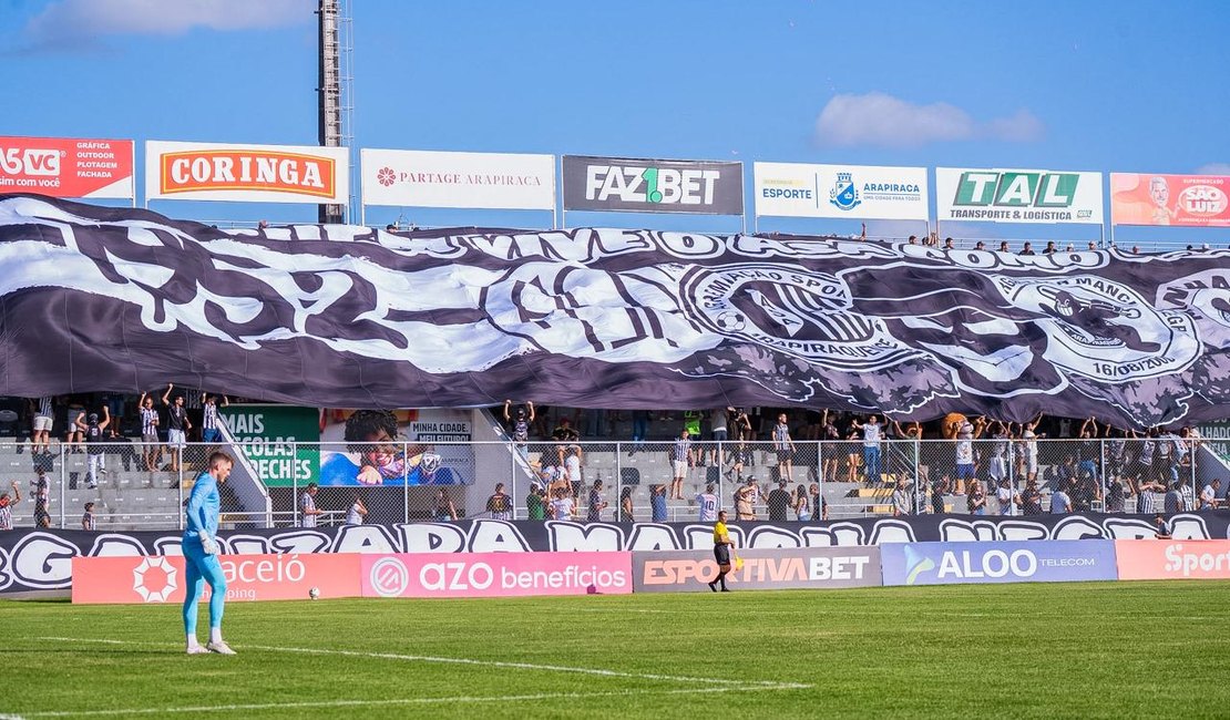 Ingressos para o jogo ASA x Coruripe já estão sendo vendidos em Arapiraca