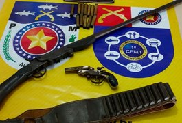 Polícia apreende armas de fogo em circo no interior de Alagoas