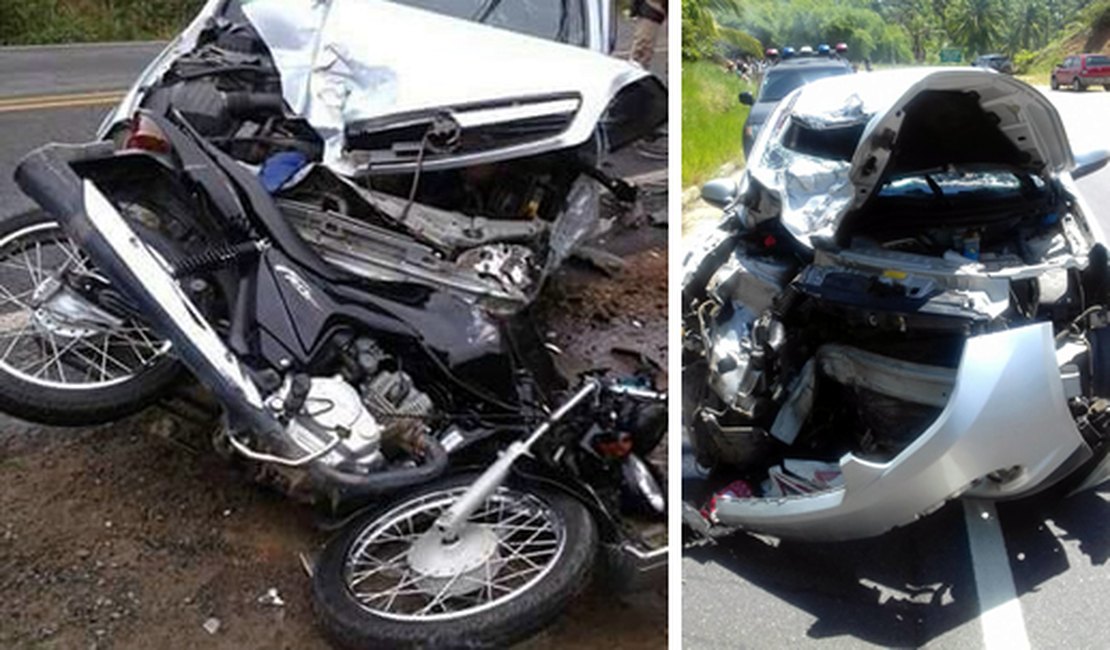 Grave acidente deixa dois mortos na AL-101 Sul, em Jequiá da Praia