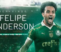 Palmeiras anuncia pré-contrato com Felipe Anderson, da Lazio