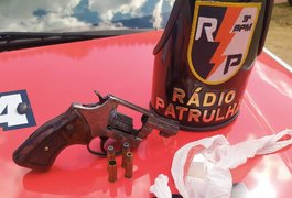 Criminoso fica ferido ao efetuar disparos contra guarnição de RP e ser atingido durante revide, em Arapiraca