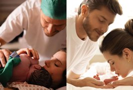 Nasce Clara, primeira filha da atriz Camila Queiroz com o ator Klebber Toledo