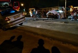 Acidente na BR-316, em Maceió, deixa um morto e dois feridos