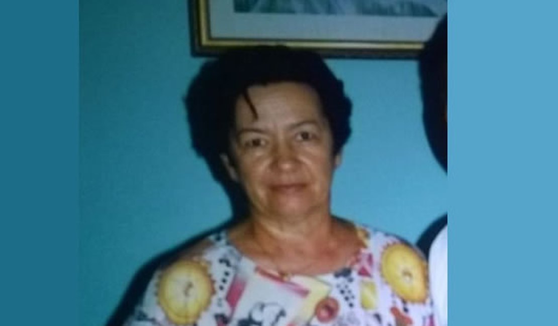Família procura idosa de 72 anos desaparecida em Marechal Deodoro