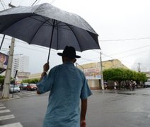 Previsão aponta chuvas isoladas no Litoral, Zona da Mata e Agreste