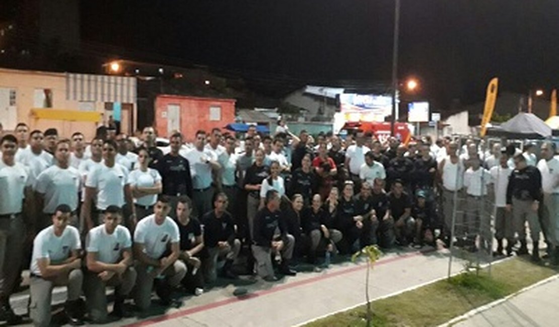 Vídeo. Tropa do 3º BPM realiza último corridão do ano pelas ruas de Arapiraca