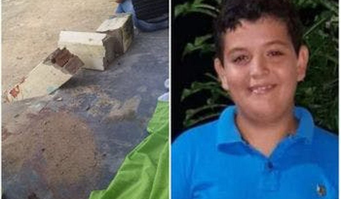 Criança de 11 anos morre ao ser atingida por coluna de concreto na zona rural de Major Izidoro