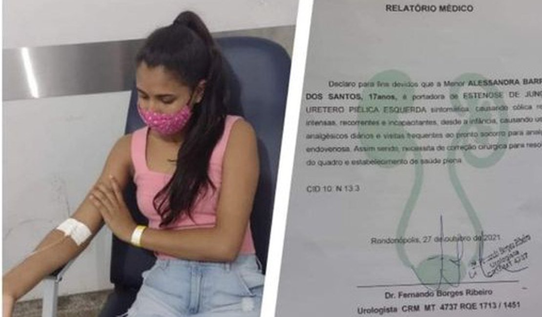 Vídeo: Cirurgia renal de jovem alagoana será custeada pelo estado, conta Alexandre Ayres