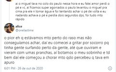 Internauta sobre episódio em que Ivete Sangalo teria salvo garotinho de afogamento