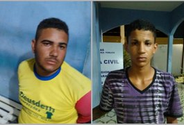 Após tentativa de fuga, dupla é presa suspeita de tráfico de drogas em Arapiraca