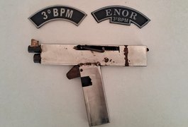 PM apreende adolescente de 16 anos com arma de fogo, em Arapiraca