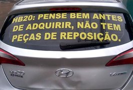 Consumidor não consegue peças de reposição para Hyundai HB20 e faz protesto na internet