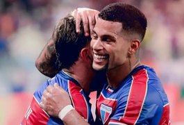 Fortaleza vira sobre o CRB e larga na frente na quinta fase da Copa do Brasil