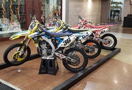 Exposição do Viva Motocross agita shopping de Arapiraca